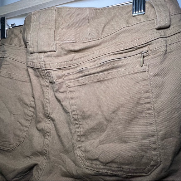Women's DuluthFlex Curves setter Relaxed Leg Cargo Pants camel size 10 / 31 - Picture 10 of 16